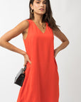 Sleeveless V-Neck Dress, Gilli