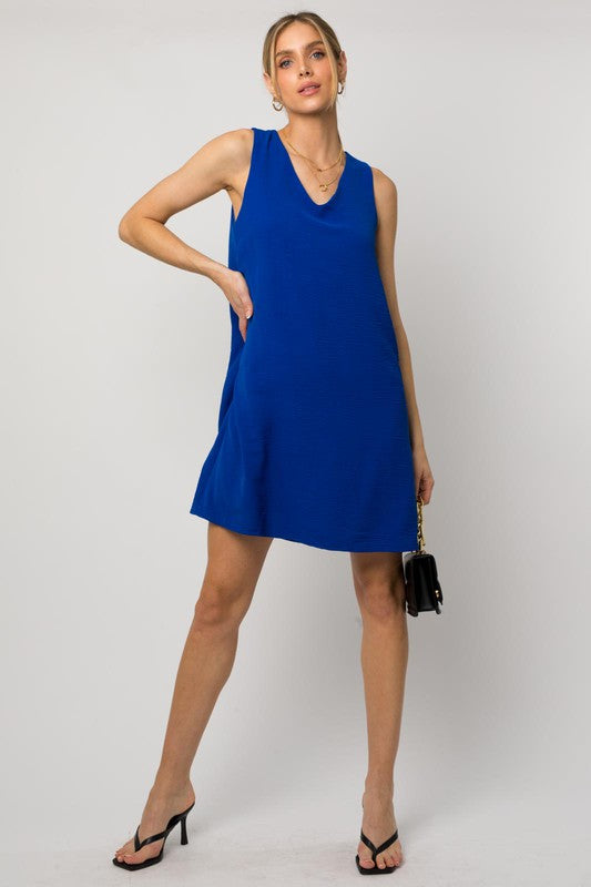 Sleeveless V-Neck Dress, Gilli