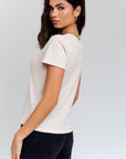 Short Sleeve Asymmetrical Top