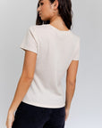 Short Sleeve Asymmetrical Top