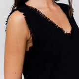 EDGY FRAYED TOP (Various Colors), Gilli