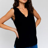 EDGY FRAYED TOP (Various Colors), Gilli