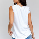 EDGY FRAYED TOP (Various Colors), Gilli