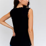 EDGY FRAYED TOP (Various Colors), Gilli