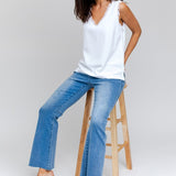 EDGY FRAYED TOP (Various Colors), Gilli