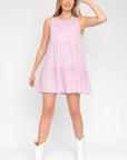 Sleeveless Tiered Mini Dress, Gilli