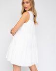 Sleeveless Tiered Mini Dress, Gilli