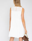 Sleeveless Tiered Mini Dress, Gilli