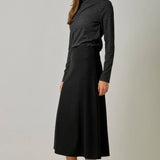 Mystree - Essential Wool Blend Midi Skirt