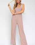 Sleeveless Scoop Neck Wide Leg Jumpsuit, Gilli