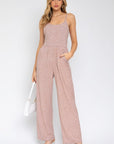 Sleeveless Scoop Neck Wide Leg Jumpsuit, Gilli