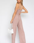 Sleeveless Scoop Neck Wide Leg Jumpsuit, Gilli