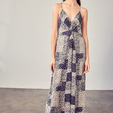 Paisley Printed Cami Jumpsuit, Mustard Seed