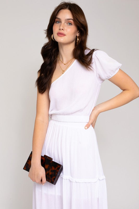 S/S ONE SHOULDER TOP, Gilli