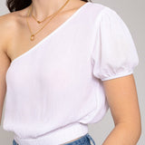 S/S ONE SHOULDER TOP, Gilli