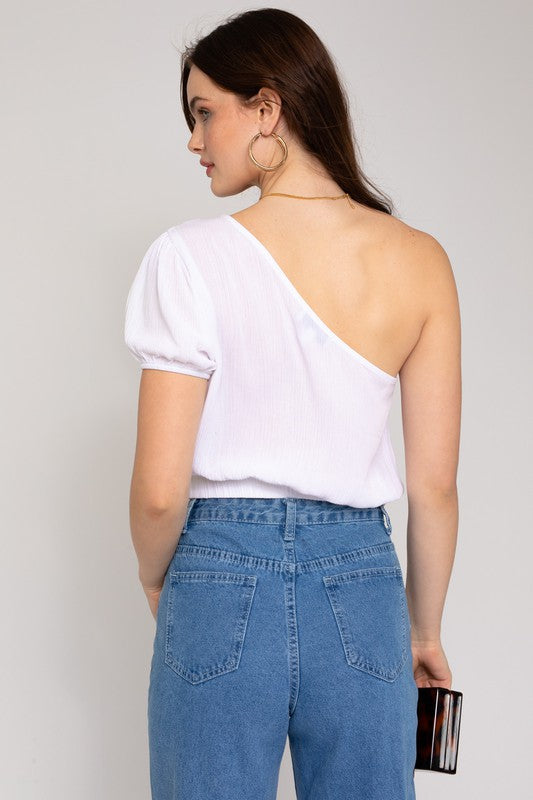 S/S ONE SHOULDER TOP, Gilli