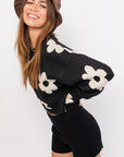 DAISY CROP SWEATER (Various Colors), Le Lis