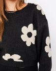 DAISY CROP SWEATER (Various Colors), Le Lis