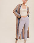 MultiColor Gradation Knit Open Cardigan (Various colors), Listicle