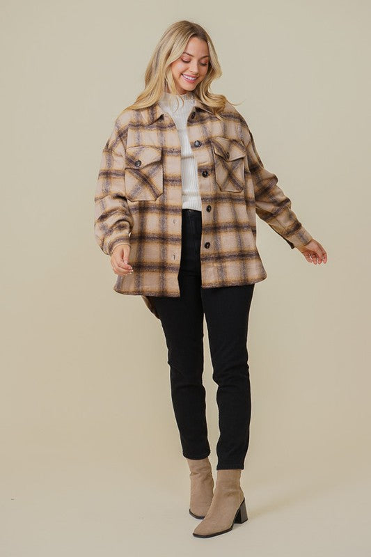 OVERSIZED PLAID SHACKET (Various colors), Timing