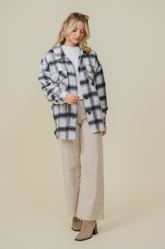 OVERSIZED PLAID SHACKET (Various colors), Timing