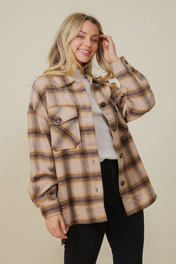 OVERSIZED PLAID SHACKET (Various colors), Timing