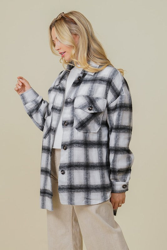 OVERSIZED PLAID SHACKET (Various colors), Timing