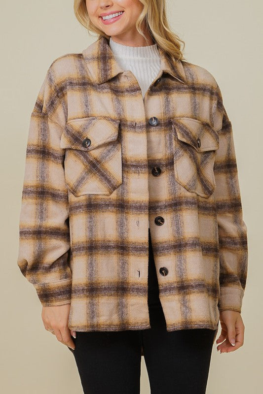 OVERSIZED PLAID SHACKET (Various colors), Timing