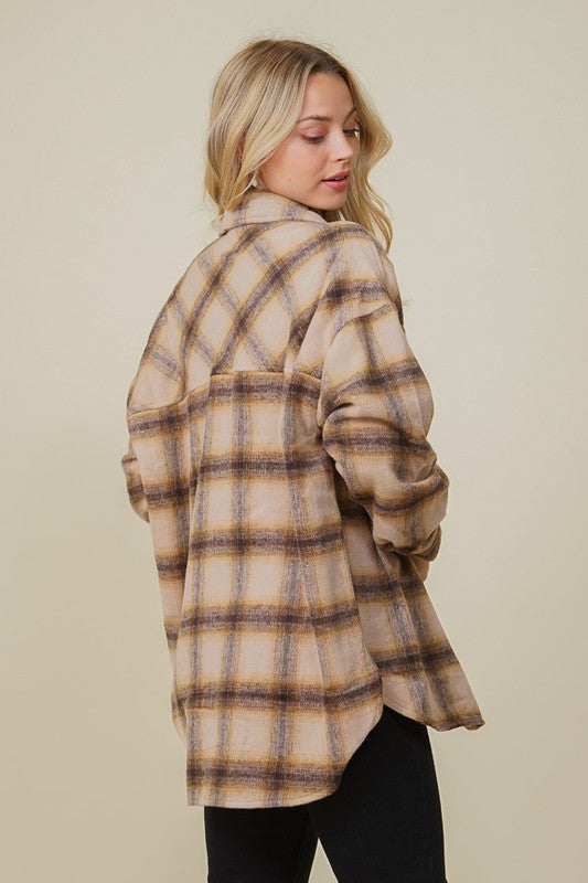 OVERSIZED PLAID SHACKET (Various colors), Timing