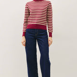 Be Cool - CLASSIC STRIPE CROPPED SWEATER