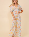 Floral print maxi sundress, Timing