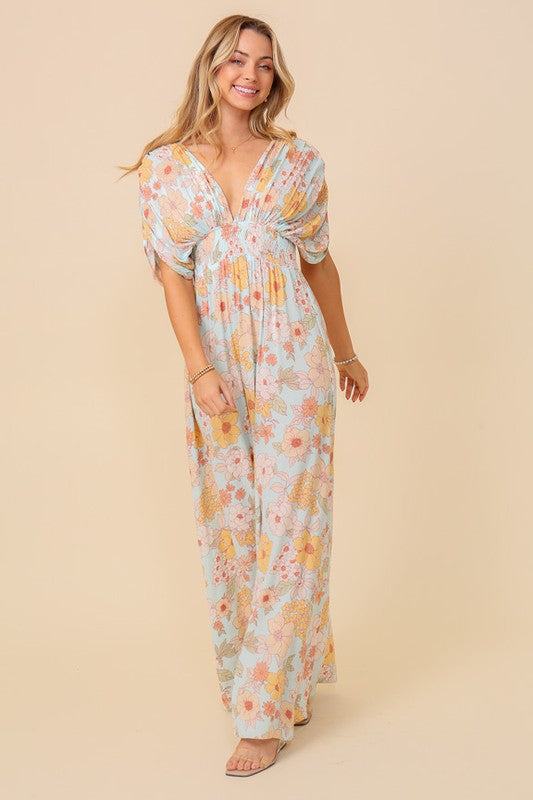 Floral print maxi sundress, Timing