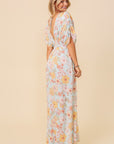 Floral print maxi sundress, Timing