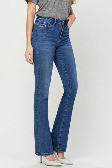 High Rise Bootcut Jeans, Vervet by Flying Monkey