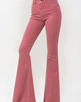 High Rise Super Flare Jeans, Vervet