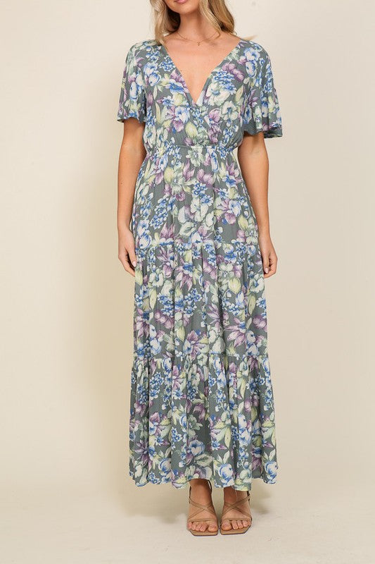 ARYA FLORAL MAXI DRESS, Timing