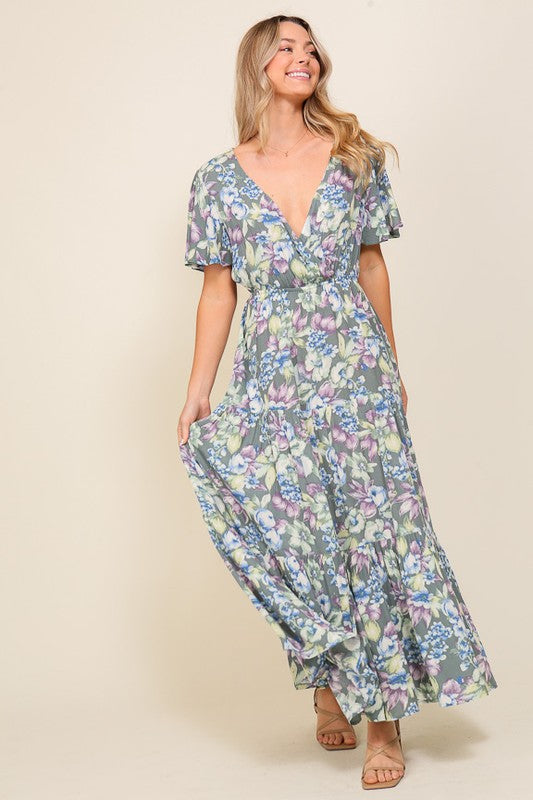 ARYA FLORAL MAXI DRESS, Timing