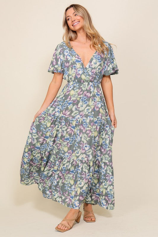 ARYA FLORAL MAXI DRESS, Timing