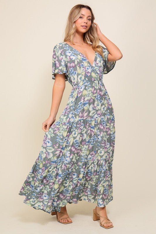 ARYA FLORAL MAXI DRESS, Timing