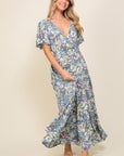 ARYA FLORAL MAXI DRESS, Timing