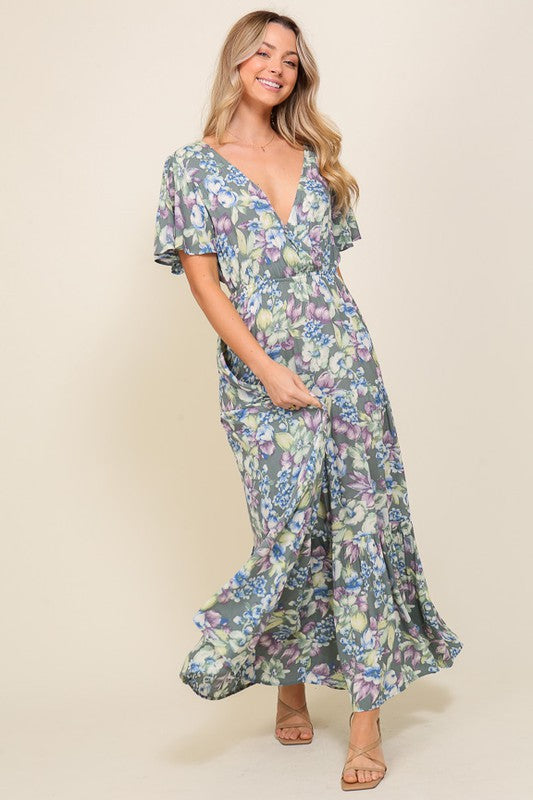 ARYA FLORAL MAXI DRESS, Timing