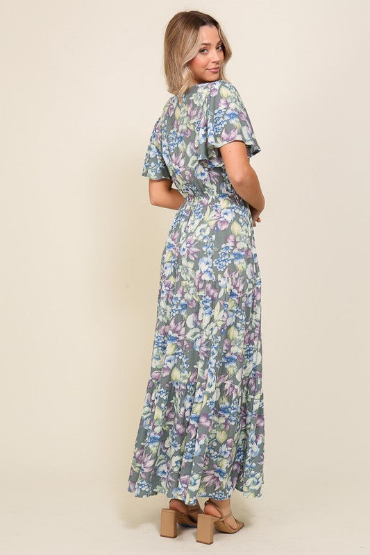 ARYA FLORAL MAXI DRESS, Timing