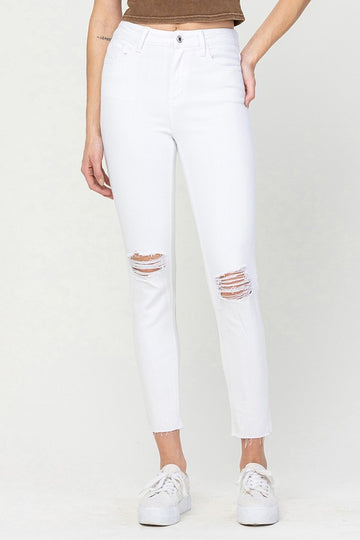 HIGH RISE CROP SKINNY, Vervet