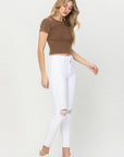 HIGH RISE CROP SKINNY, Vervet