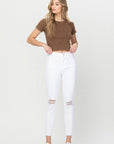 HIGH RISE CROP SKINNY, Vervet