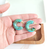 Chloe Hoops - Turquoise, Spiffy & Splendid
