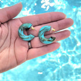 Chloe Hoops - Turquoise, Spiffy & Splendid