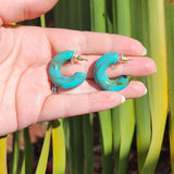 Chloe Hoops - Turquoise, Spiffy & Splendid