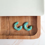 Chloe Hoops - Turquoise, Spiffy & Splendid