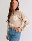 DAISY CROP SWEATER (Various Colors), Le Lis